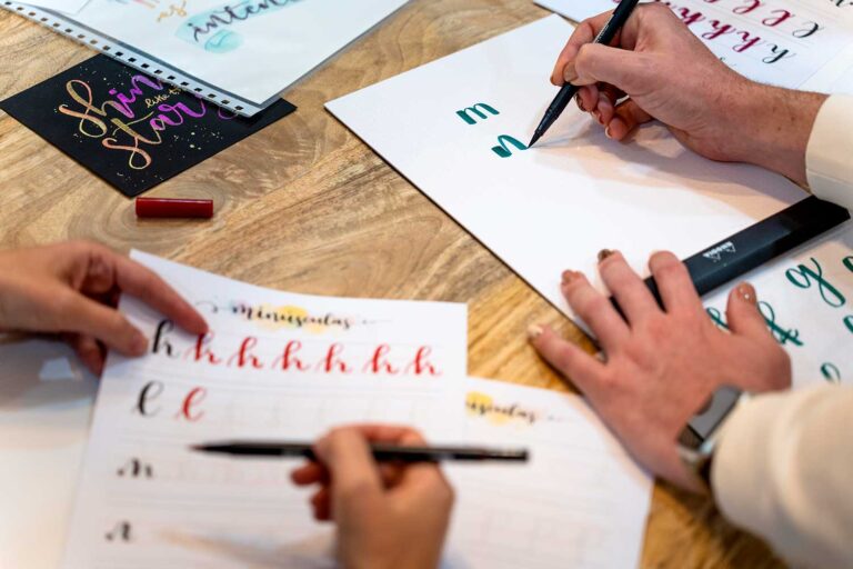 Handlettering Schrift