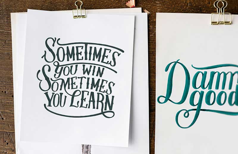 Handlettering Online Kurs